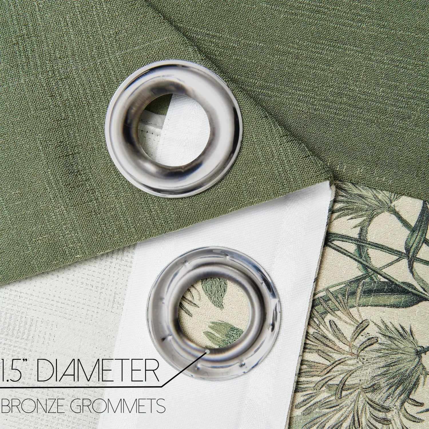 Sage Green Floral Curtains, 70s Farmhouse Country Drapes, Provide Privacy, Reduce Light, and Add A Vintage Cute Aesthetic. Thermal Insulated for Bedroom/Living Room. 52 X 84in, 2 Panels