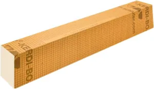 Schluter Kerdi Board Prefabricated Waterproof Shower Curb - Ideal for New Constructions or Bathroom Renovations - 38-inch Length, Lightweight, Load Bearing, Easy Installation - KBSC115150970