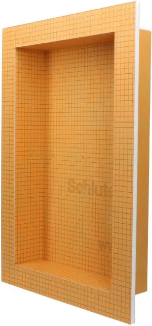 Schluter KERDI-BOARD-SN Shower Niche - Waterproof and Ready-to-Tile, Easy Installation - 12" x 20" - KB12SN305508AF