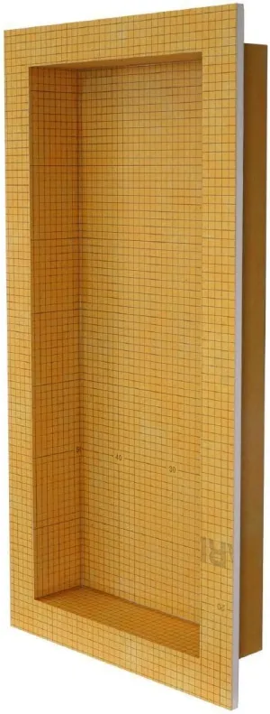 Schluter KERDI-Board-SN Shower Niche - Waterproof and Ready-to-Tile, Easy Installation - 12" x 28" - KB12SN305711AF