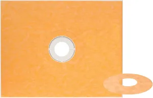 Schluter Kerdi Prefabricated Sloped Shower Tray - Waterproof, Ready to Tile - Lightweight Polystyrene, 48" Length, 60" Width, Center Outlet Position - KST1220/1525