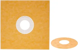 Schluter Kerdi Prefabricated Sloped Shower Tray - Waterproof, Ready to Tile - Lightweight Polystyrene, 60" Length, 60" Width, Center Outlet Position - KST1525
