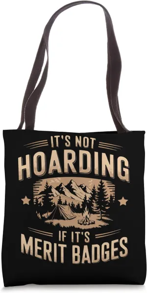 Scout Leader Scouting Campfire Camping Tent Tote Bag