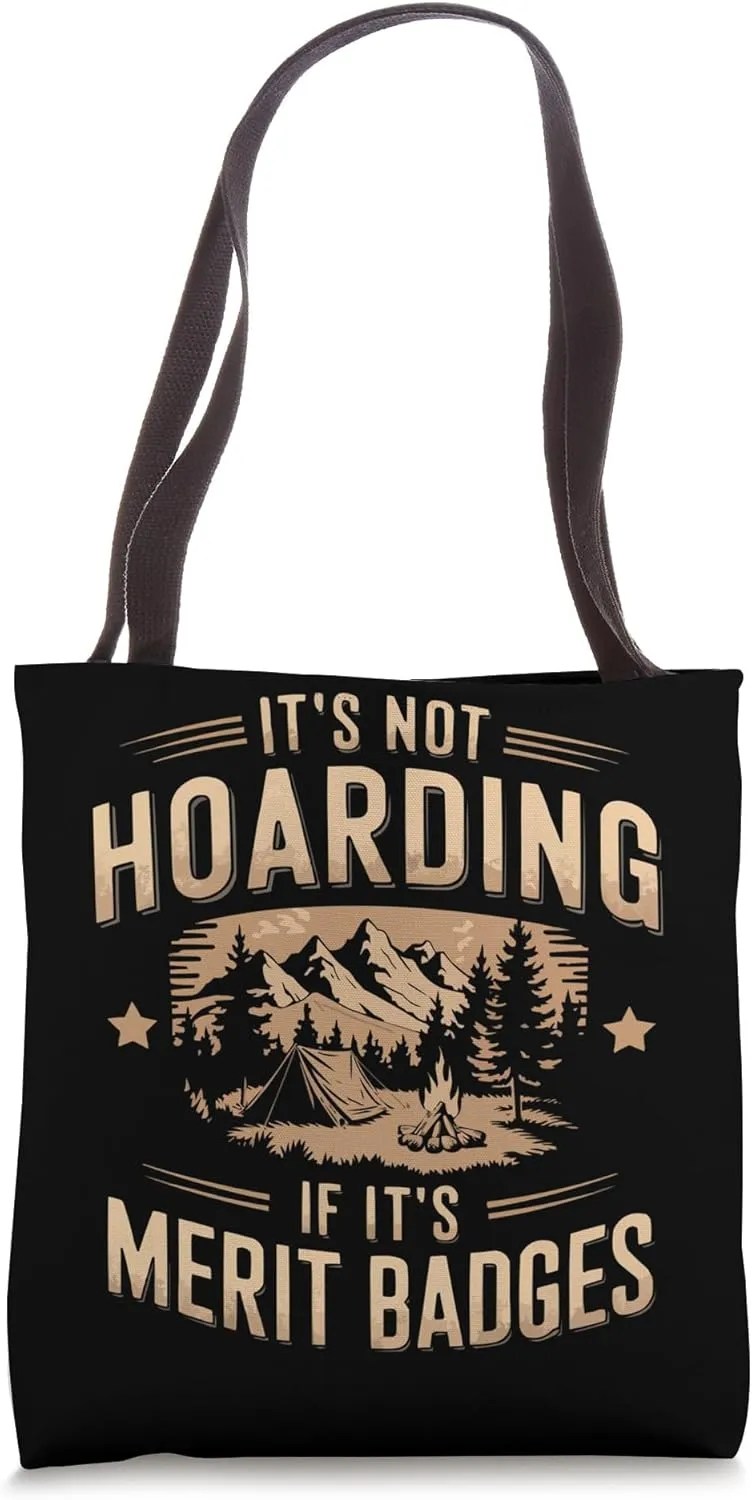Scout Leader Scouting Campfire Camping Tent Tote Bag