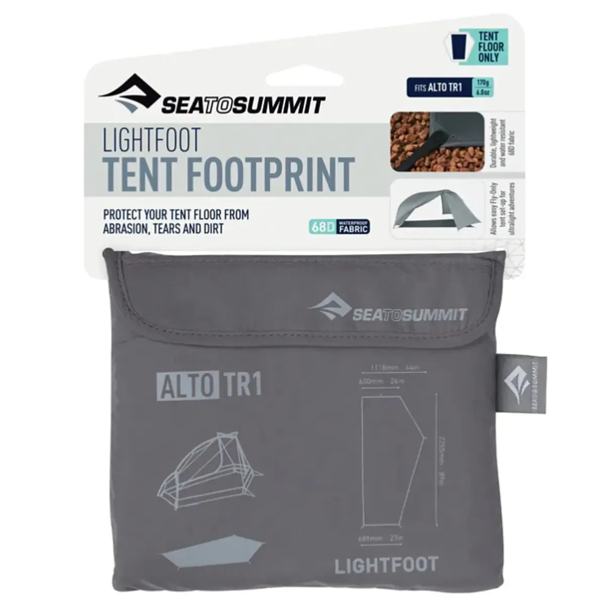 Sea To Summit Alto TR1 Lightfoot Tent Footprint - Grey