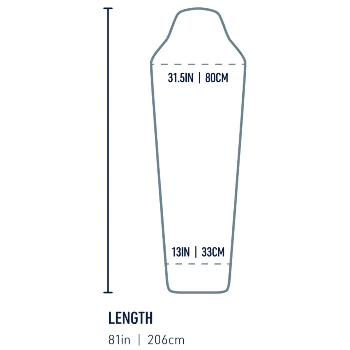 Sea To Summit Silk Blend Sleeping Bag Liner - Standard Mummy - Grey