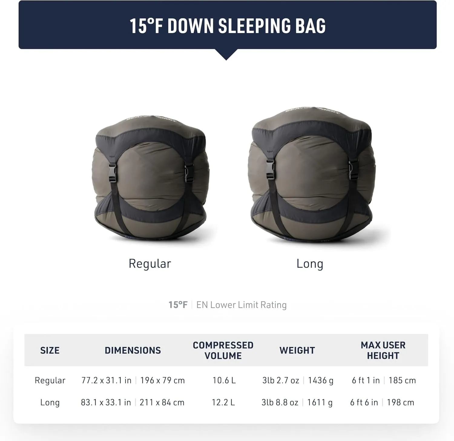 Sea to Summit Trek Down Sleeping Bag