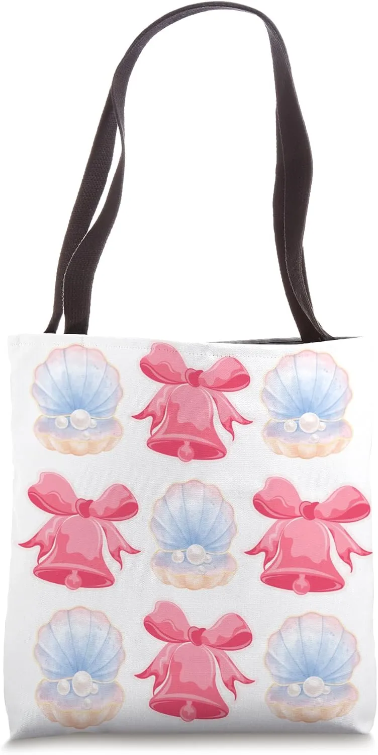 Seashells and wedding bells bachelorette party Bridal shower Tote Bag