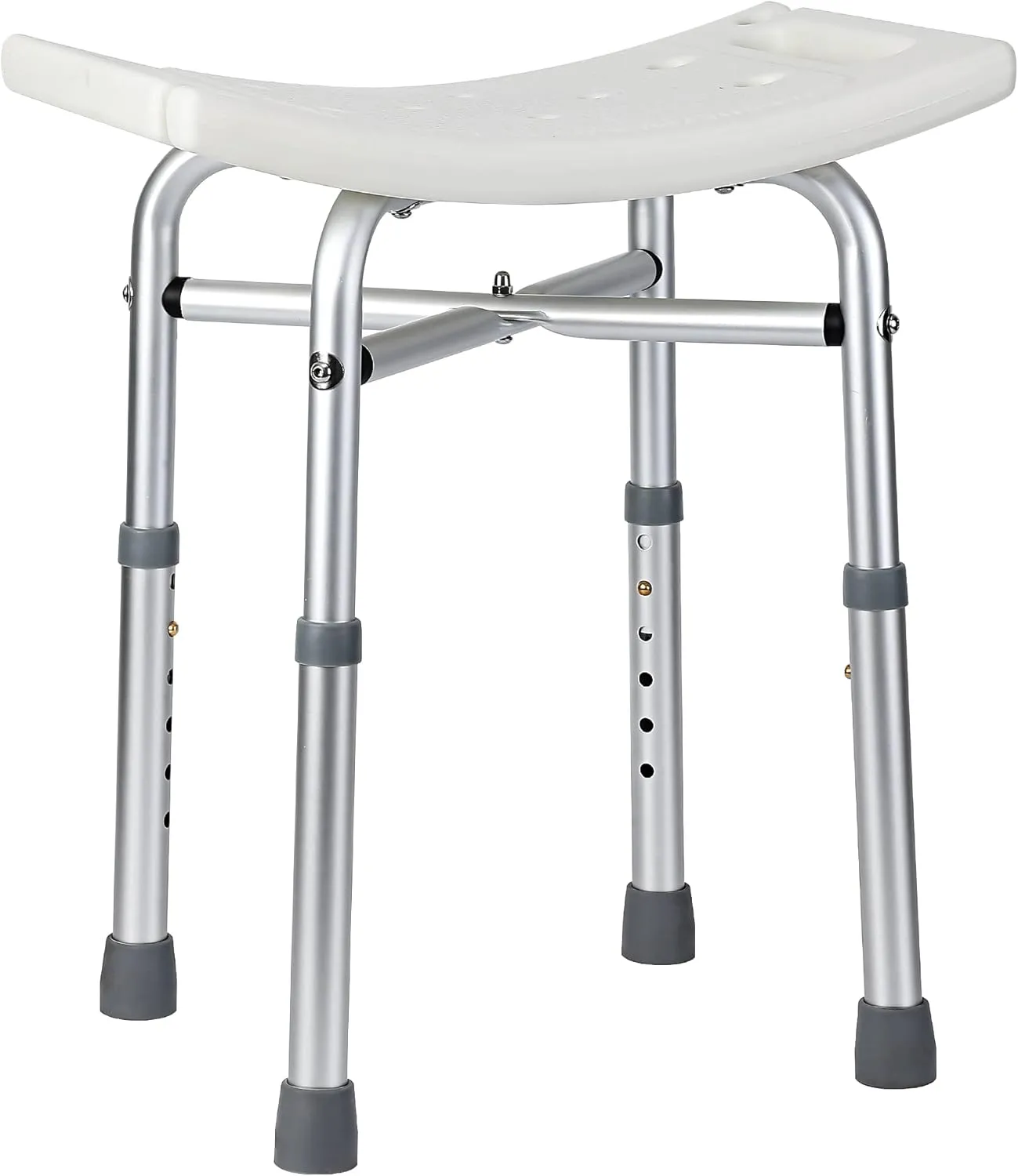 Shower Bench for Bathroom Bathtub with Adjustable Height Legs， Resistant Bathroom Chair， Bear 350 lb Capacity