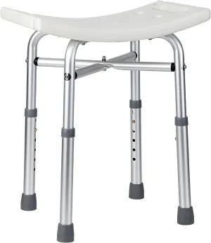 Shower Bench for Bathroom Bathtub with Adjustable Height Legs， Resistant Bathroom Chair， Bear 350 lb Capacity