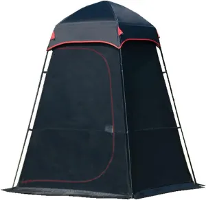 Shower Privacy Tent Oversize Toilet Tent Portable Pop Up Changing Room Waterproof Anti-UV Mobile Shower Tent for Dressing Room Beach Fishing Hiking
