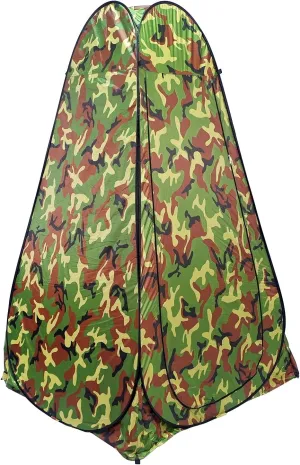 Single Person Folding Tent for Trailer Minivan Camping Vans 4X4 RV Camper Pop up Privacy Tent Portable Lightweight Shelter for Outdoor Recreation Pop up Size 45x45x76 inches
