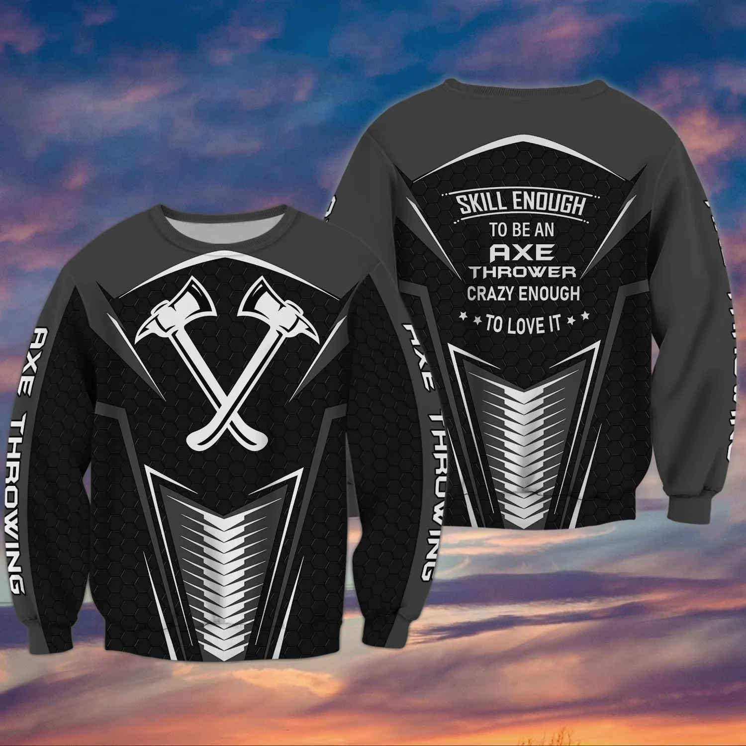 Skill Enough To Be An Axe Thrower 3d Shirts For Men and Women