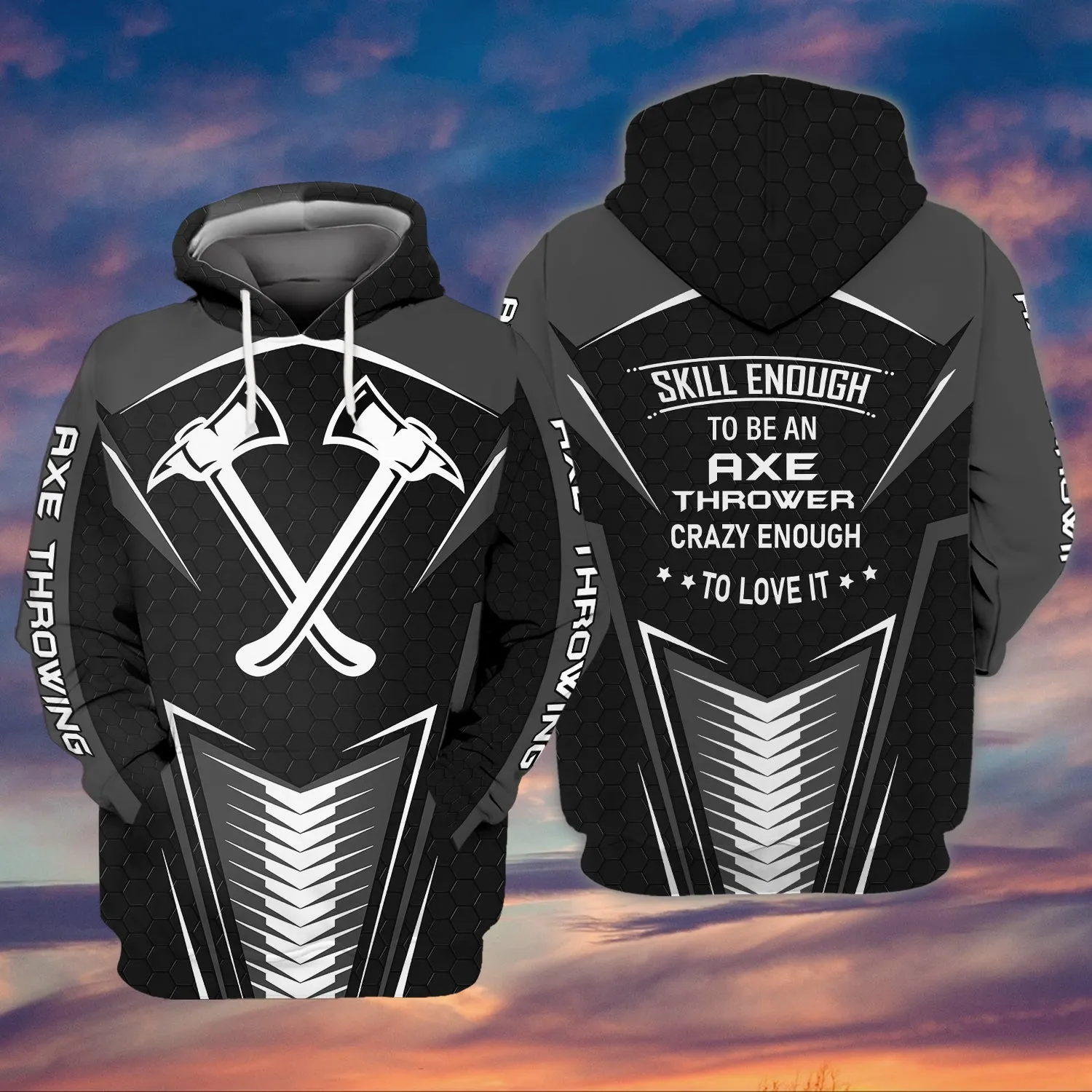 Skill Enough To Be An Axe Thrower 3d Shirts For Men and Women