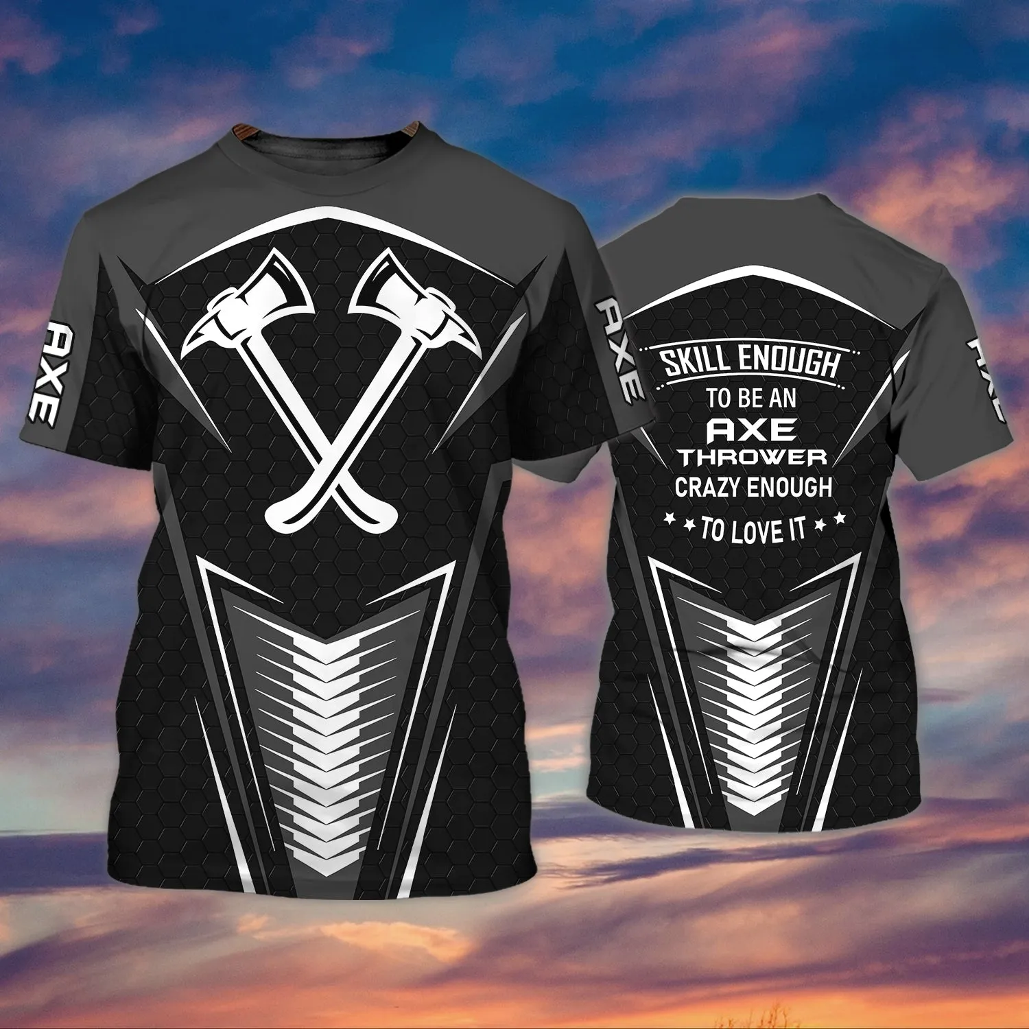 Skill Enough To Be An Axe Thrower 3d Shirts For Men and Women