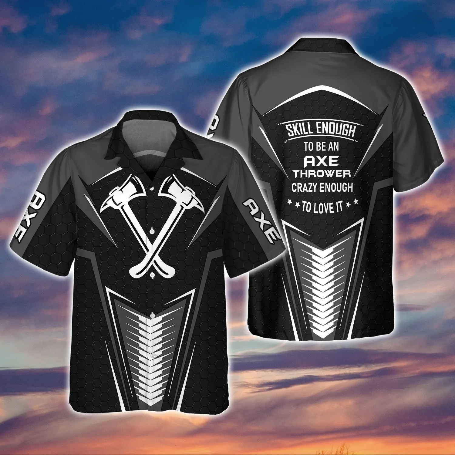 Skill Enough To Be An Axe Thrower 3d Shirts For Men and Women