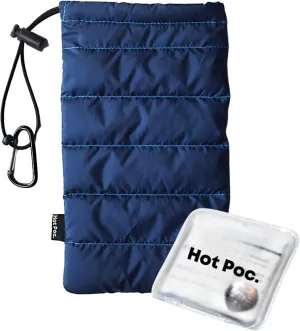 Sleeper - Thermal Cell Phone Cases, Insulated Pouch, Insulating Bag for iPhone 14, 13, 12, Samsung Galaxy and Smaller (Navy)