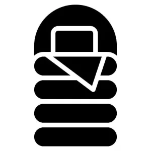 Sleeping Bag Glyph Icon