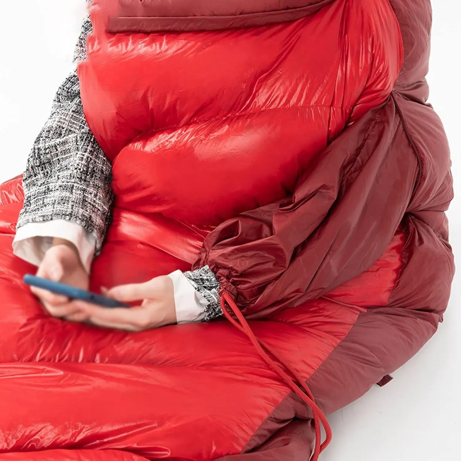Sleeping Bag Sleeping Bag Mummy Cold Resistance -45℃ Goose Down Snow Mountain Windproof Quilt