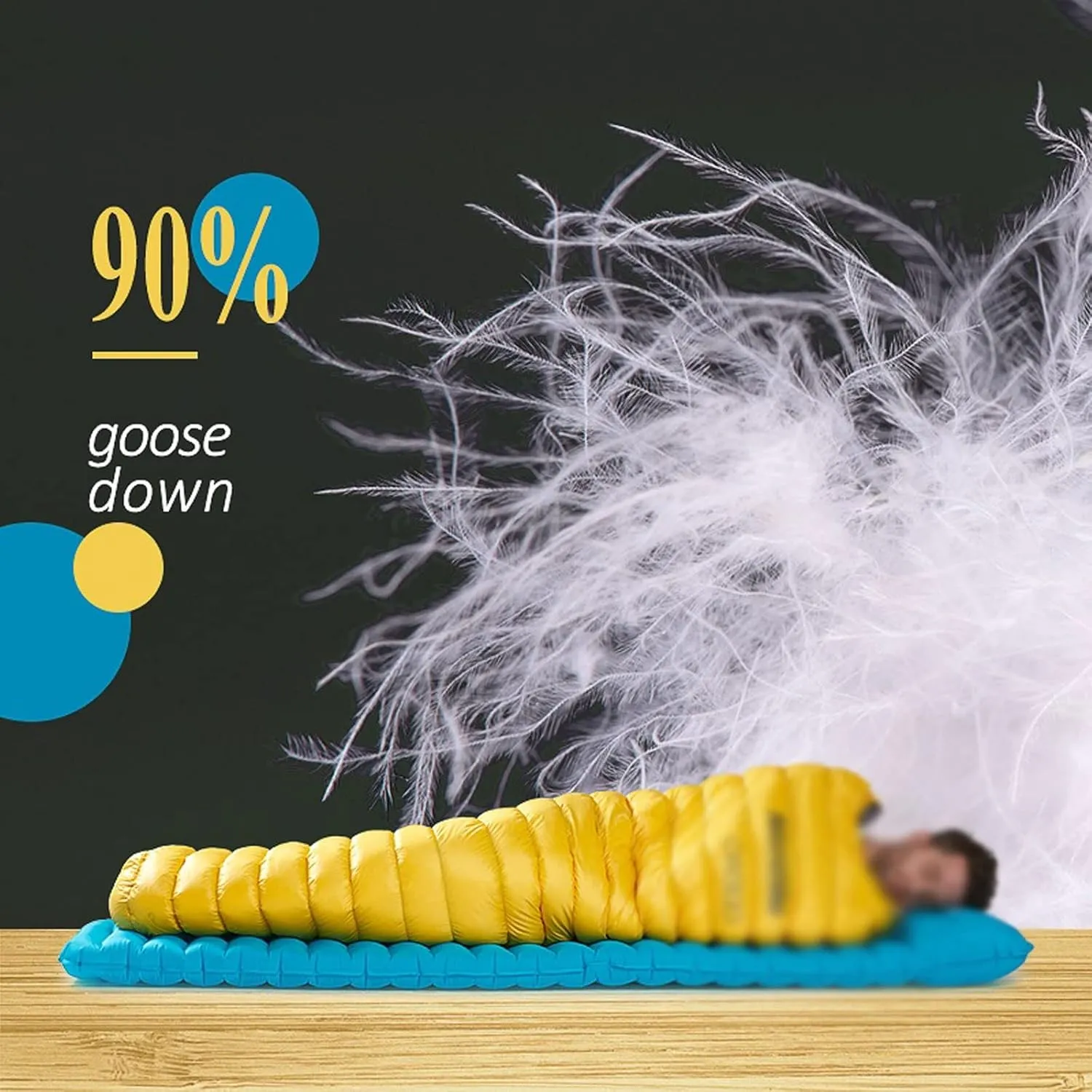 Sleeping Bag Ultralight Warm Sleeping Bag White Goose Down Sleeping Bag Adults Backpacking Camping Mummy Sleep Bags