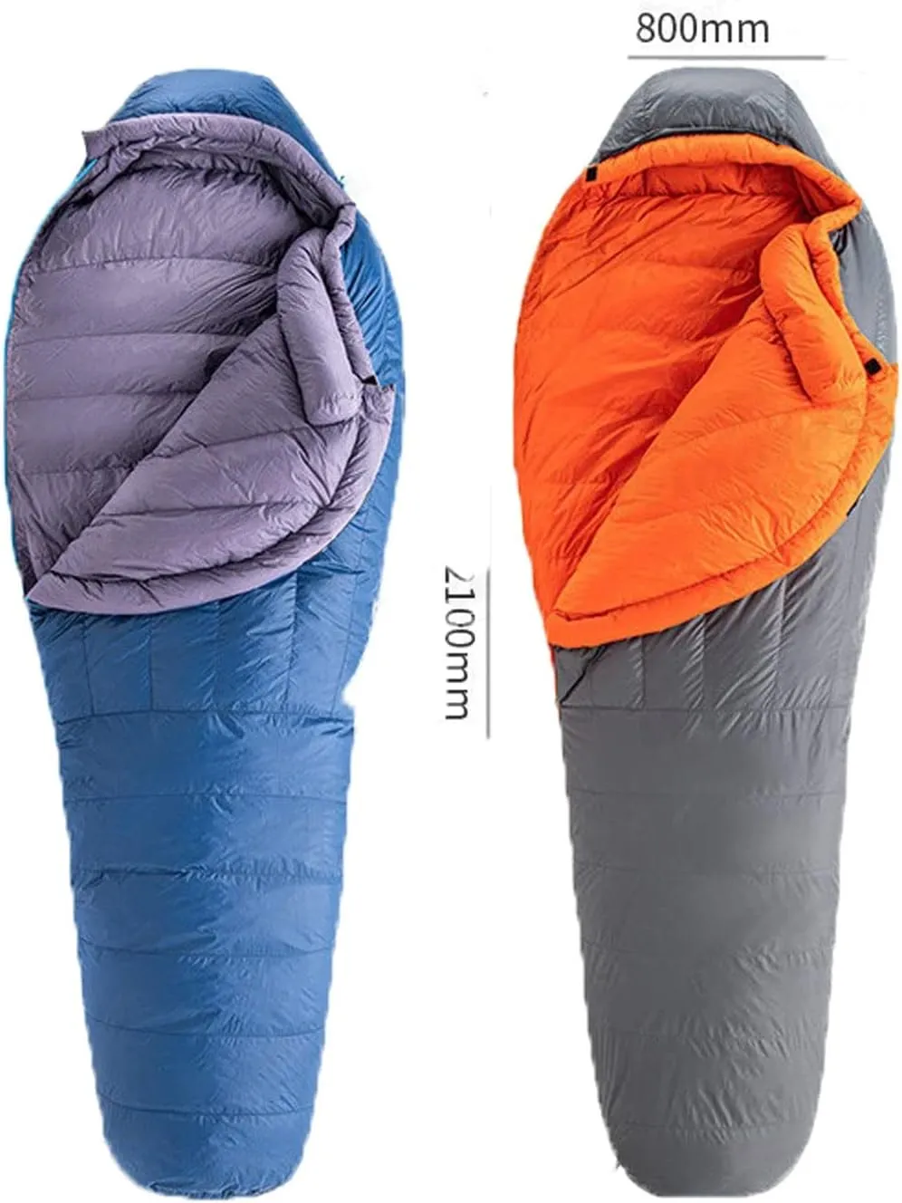 Sleeping Bags Camping Upgrade Sleeping Bag Ultralight Winter Nylon Thicken Mummy Waterproof Sleeping Bag