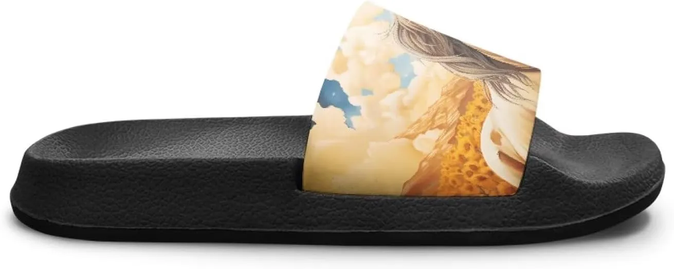 Slides for Kids Summer Slippers Lightweight Beach Sandals for Teen Girls