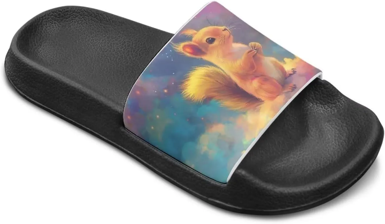 Slides for Kids Summer Slippers Lightweight Beach Sandals for Teen Girls