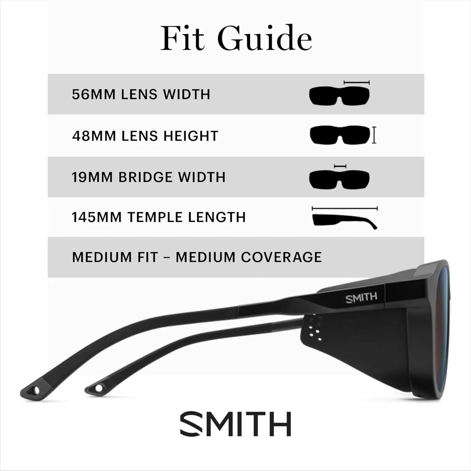SMITH Optics Venture Sunglasses – Shield Lens Performance Sports Sunglasses for Skiing, Snowsports & More – For Men & Women