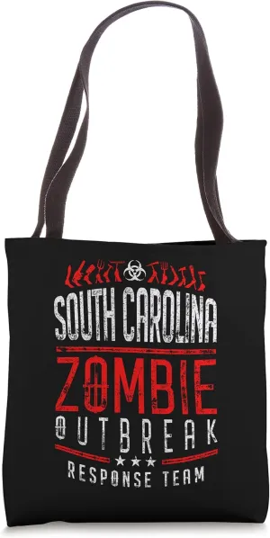 South Carolina Zombie Outbreak Response Team Halloween Tote Bag