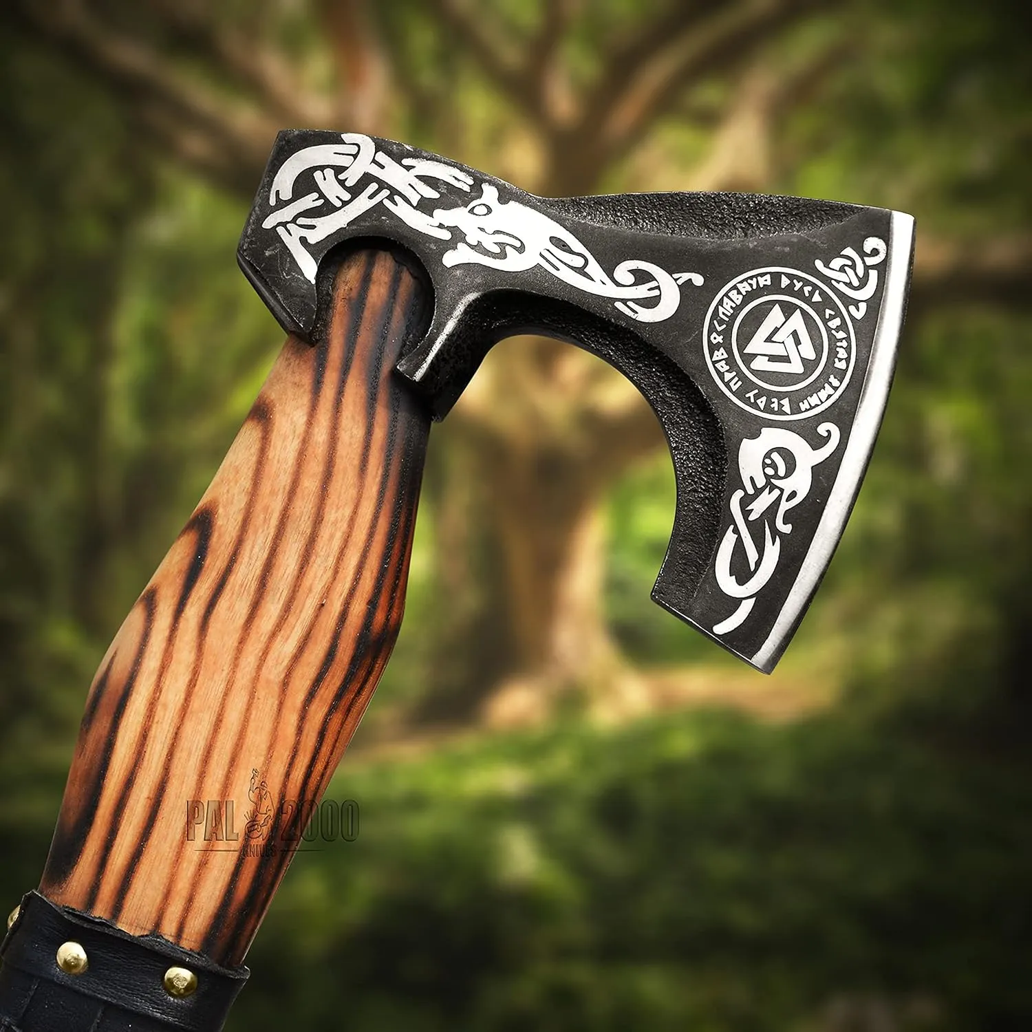 Splitting Axe Camping Chopping Hatchet Viking Tomahawk Battle Hunting Outdoor 9895