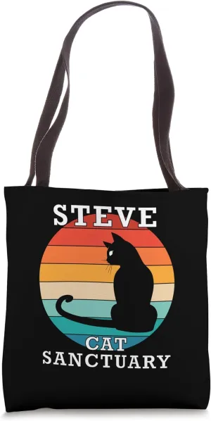 Steve Cat Sanctuary Group Family Reunion Name Tote Bag