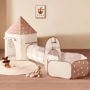 Sumbababy Kids Tent with Crawl Tunnel: Ball Pit Tent for Toddlers - Ball Pit Tunnels for Young Children - Pop Up Baby and Toddler Tent for Indoor & Outdoor
