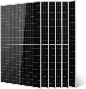 SUNGOLDPOWER 550W Solar Panel 6PCS,Monocrystalline,High Efficiency,IP68 Waterproof for Charging 12V/24V/36V/48V Battery on Roof,Yard,Farm,Marine,on/Off Grid System UL61730(Total 3300W)