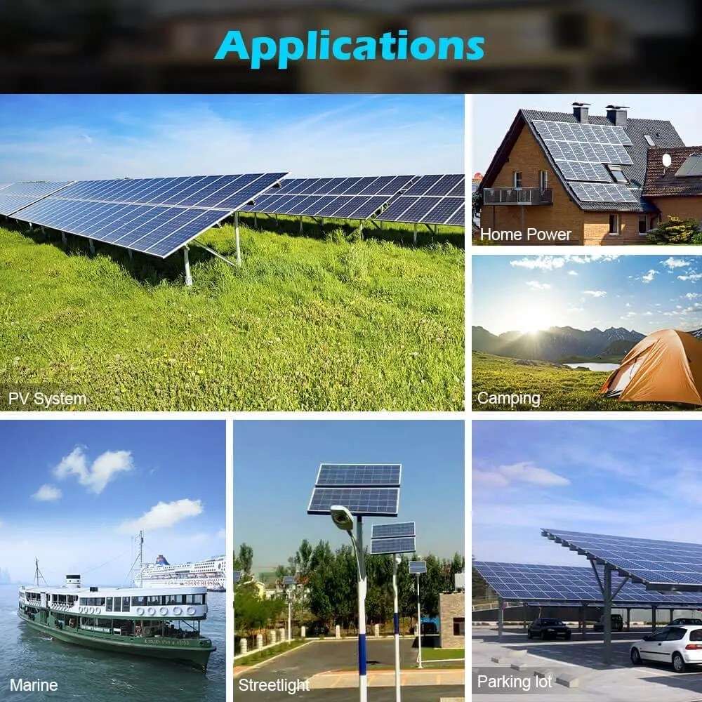 SUNGOLDPOWER 550W Solar Panel 6PCS,Monocrystalline,High Efficiency,IP68 Waterproof for Charging 12V/24V/36V/48V Battery on Roof,Yard,Farm,Marine,on/Off Grid System UL61730(Total 3300W)
