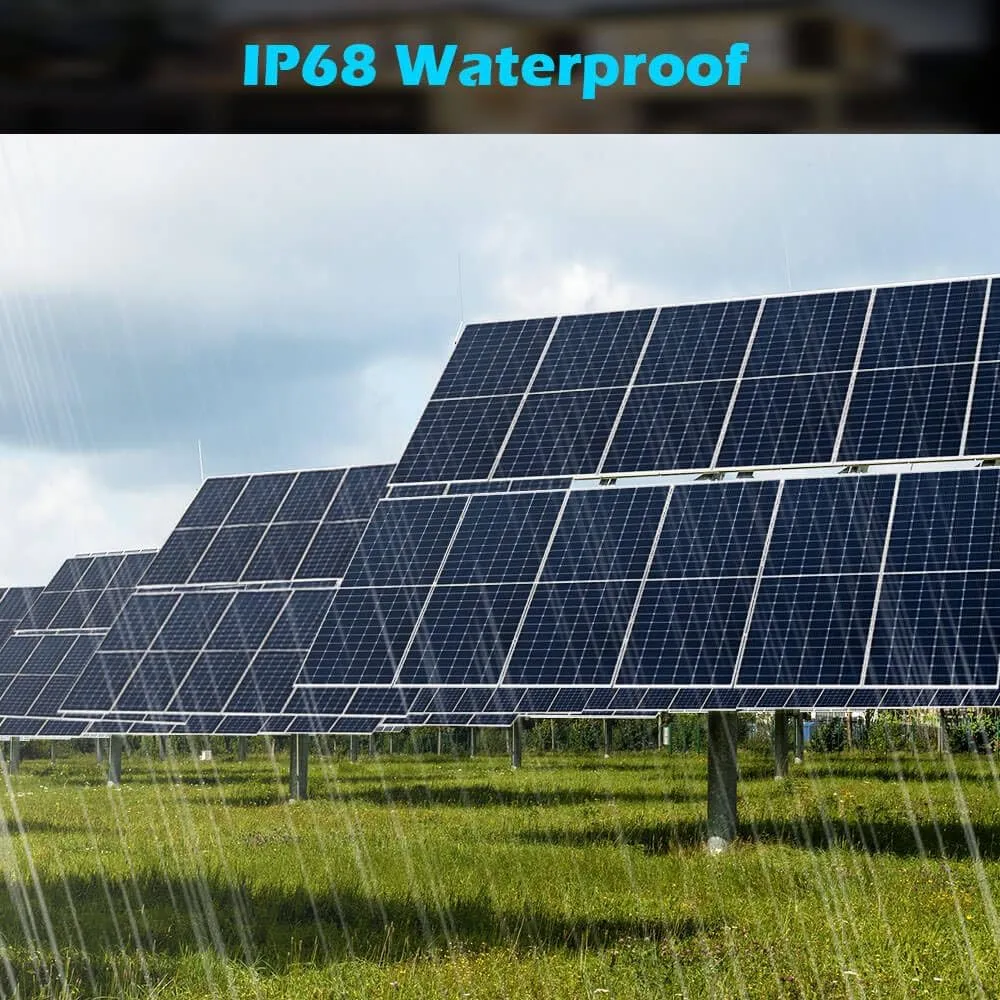SUNGOLDPOWER 550W Solar Panel 6PCS,Monocrystalline,High Efficiency,IP68 Waterproof for Charging 12V/24V/36V/48V Battery on Roof,Yard,Farm,Marine,on/Off Grid System UL61730(Total 3300W)