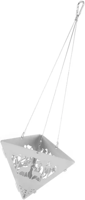SUPVOX Detachable Triangle Stove Stainless Steel Construction Versatile Use Perfect for Camping