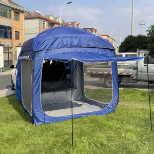 SUV Car Tents for Vehicles Tailgate Awning Tents,Car Camping Rear Tent with Rain Layer and Carry Bag,Pop-Up Truck Bed Tent for Camping,Accommodate,Traveling Outdoor Activities