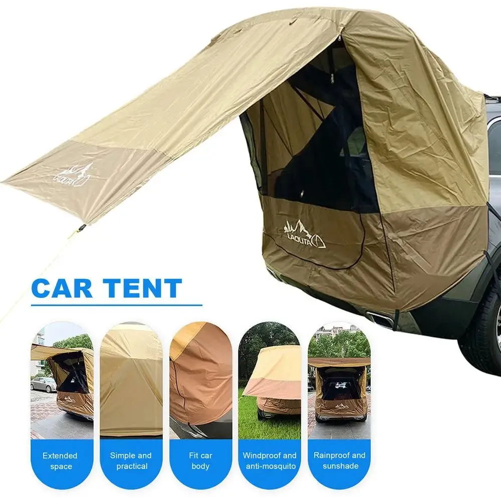 SUV Tailgate Camping Tent – Waterproof UPF 50  for Car Camping