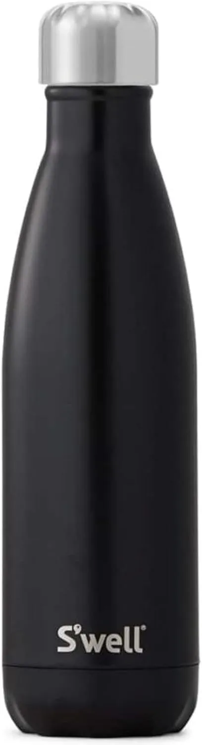 S'well Stainless Steel Water Bottle, 17oz, London Chimney, Triple Layered Vacuum Insulated Containers Keeps Drinks Cold for 36 Hours and Hot for 18, BPA Free, Perfect for On the Go