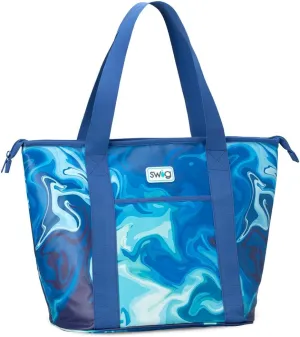 Swig Life Zippi Cooler, Insulated Cooler Bag, Collapsible Soft Bag with Zipper, Large & Insulated, Waterproof for Drinks, BPA Free Food Safe