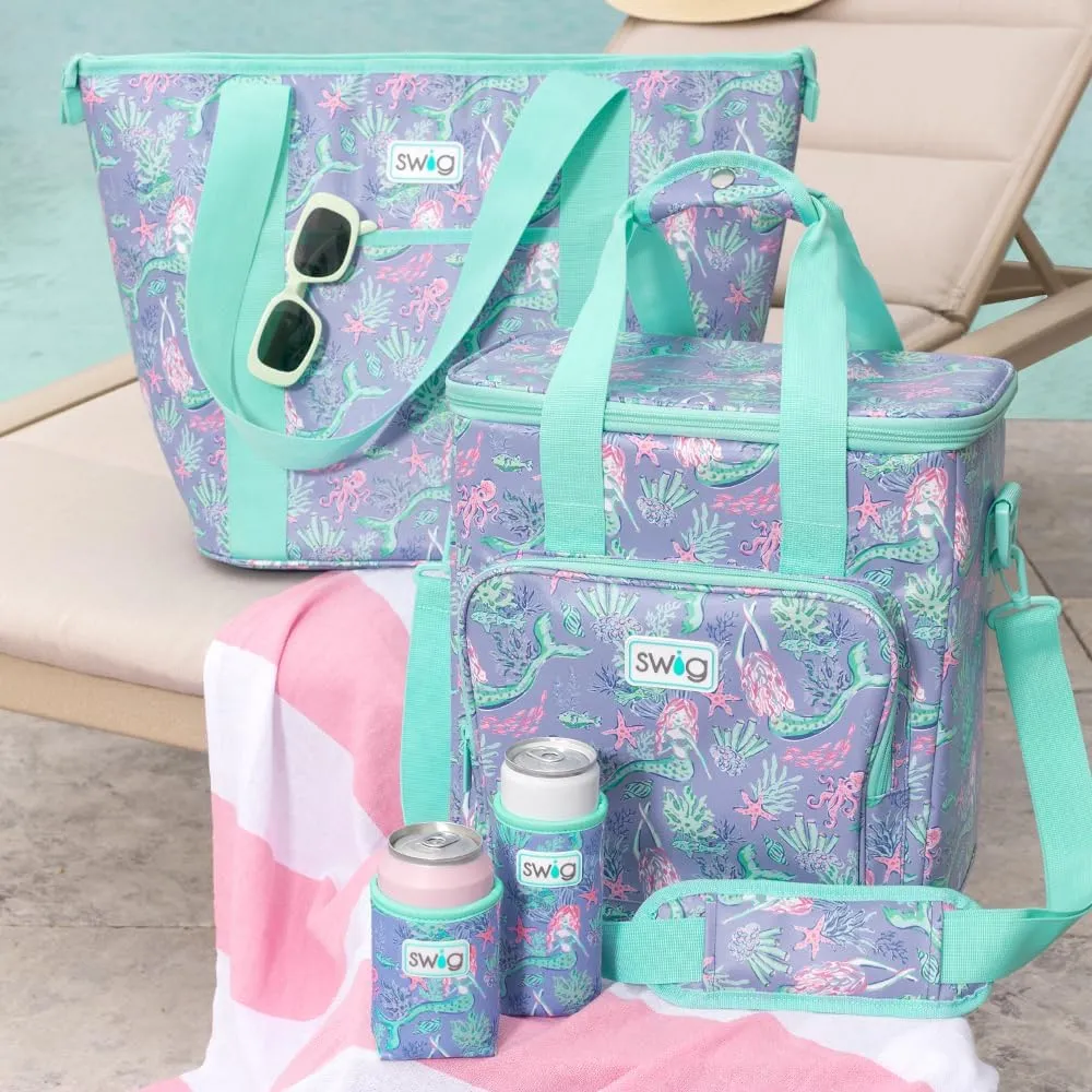 Swig Life Zippi Cooler, Insulated Cooler Bag, Collapsible Soft Bag with Zipper, Large & Insulated, Waterproof for Drinks, BPA Free Food Safe