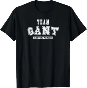 Team GANT Lifetime Member Family Last Name T-Shirt
