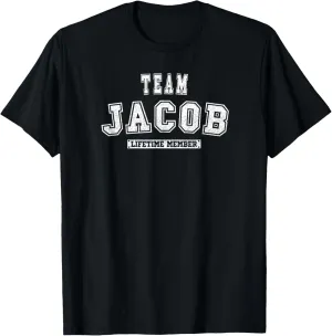 Team JACOB Lifetime Member Family Last Name T-Shirt
