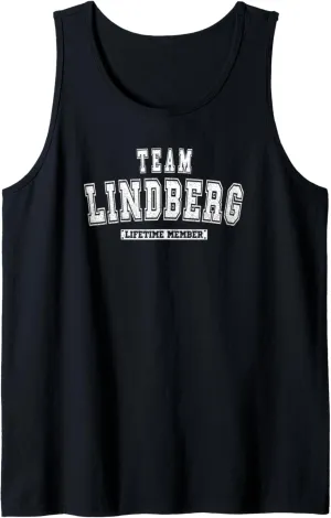 Team LINDBERG Lifetime Member Family Last Name Tank Top
