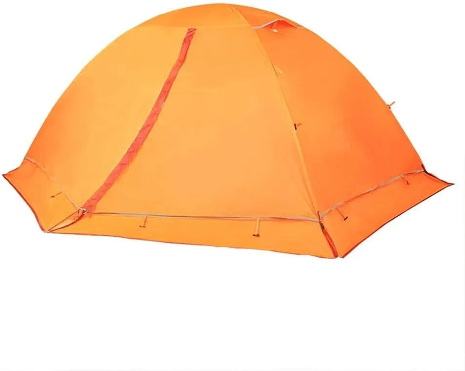 Tent Outdoor 2 People Single Double Ultra Light, Camping, Thick, Warm, Double Layer, Rainproof, Mountain Camping, Aluminum Pole Hopeful