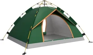 Tent Outdoor Camping Portable Folding Camping Tent Rainproof Fake Double Layer Tent