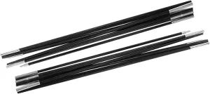 Tent Tarp Poles 4.9M/16.1ft, Universal Fiberglass Camping Tent Pole Bars Camping Awning Poles Support Frames Kit for Camping, Hiking, Canopy
