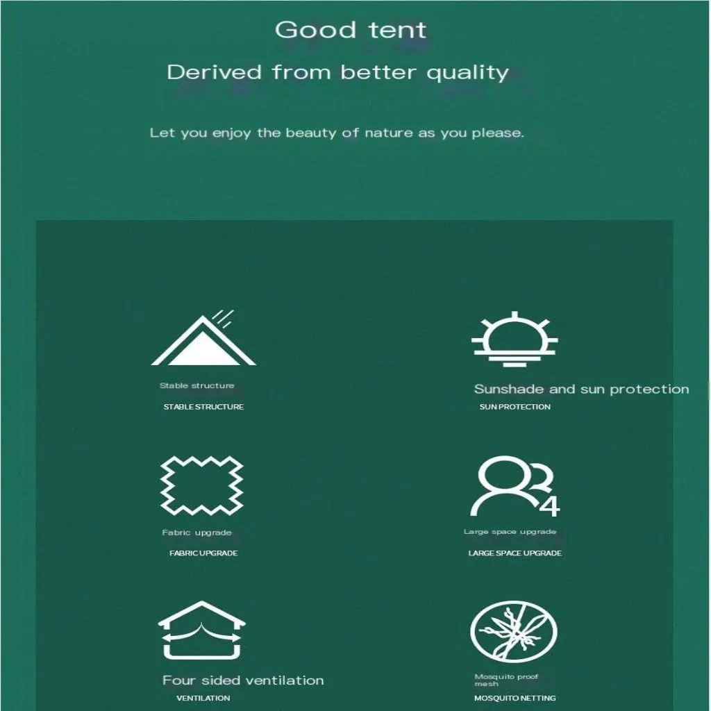Tent Tent Outdoor Camping Folding Fully Automatic Tent Sun Protection Quick Opening Ventilated Tent Portable Tent Outdoor Tent
