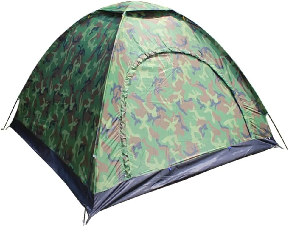 Tents 2/3/4 People,Camping Tent Camouflage Patterns, Picnicing Fishing Hiking Canopy,Waterproof Instant Backpacking Tent with Carry Bag for Hiking Travel Picnic Self-Driving Tour