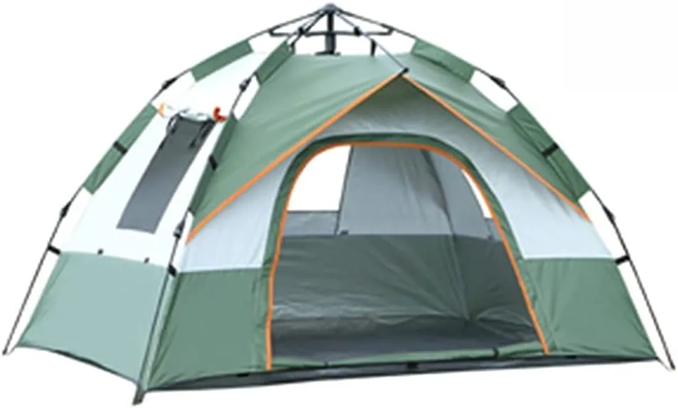 Tents Dome Frame Pop-Up Thick Rainproof 3-4 People Automatic Field Sunscreen Camping Outdoor Camping Sunscreen Camping Picnic Ultra-Lightweight Equipment